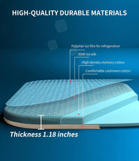 Thumbnail for Car Seat Cushion, Custom Fit For Your Cars, Car Memory Foam Seat Cushion, Heightening Seat Cushion, Seat Cushion for Car and Office Chair JG19999