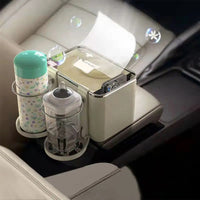 Thumbnail for Car Armrest Storage Box Coffee Cup Water Drink Holder for Rear Seat, Custom fit for Lincoln