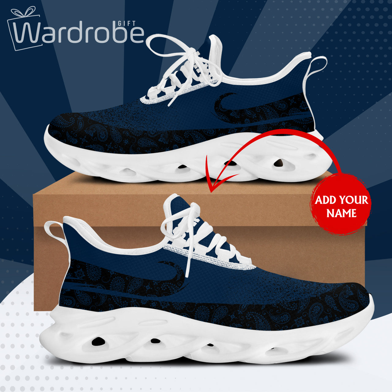 Custom Shoe Personalized Name Running Sport Sneaker Shoes