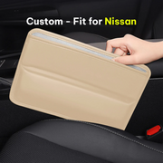Car Seat Gap Filler Organizer, Multifunctional Pu Leather Console Side Pocket Organizer For Cellphones, Cards, Wallets, Keys
