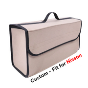 Soft Felt Car Bag Organizer, Folding Car Storage Box Non Slip Fireproof Car Trunk Organizer