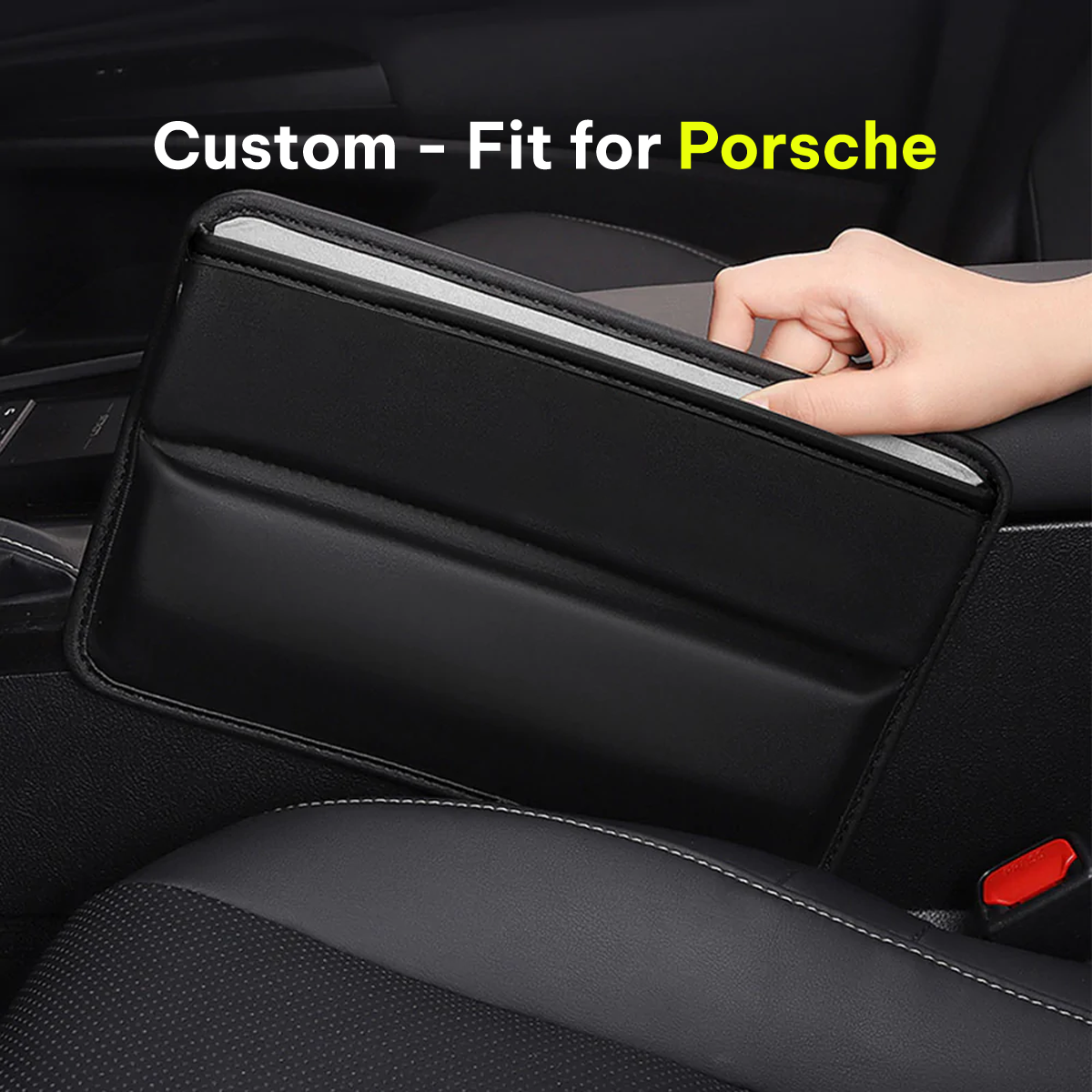 Car Seat Gap Filler Organizer, Multifunctional Pu Leather Console Side Pocket Organizer For Cellphones, Cards, Wallets, Keys