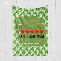 Thumbnail for Custom Blanket Personalized Blanket - Not Just A Mom An Irish Mom - Quilt Blanket
