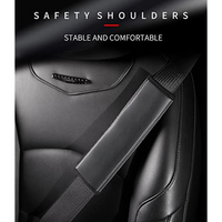 Thumbnail for Seat Belt Covers, Microfiber Leather Seat Belt Shoulder Pads for More Comfortable Driving, Set of 2pcs