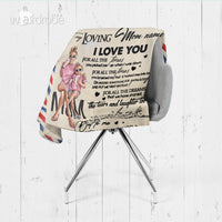 Thumbnail for Personalized Mother's Day Gift Custom Blanket Letter From Daughter To My Loving Mom