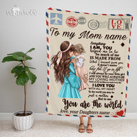 Thumbnail for Personalized Mother's Day Gift Custom Blanket Letter From Daughter To My Mom
