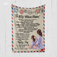 Thumbnail for Personalized Mother's Day Gift Custom Blanket From Daughter To My Mom
