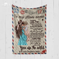 Thumbnail for Personalized Mother's Day Gift Custom Blanket From Daughter To My Mom - Quilt Blanket