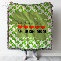 Thumbnail for Custom Blanket Personalized Blanket - Not Just A Mom An Irish Mom