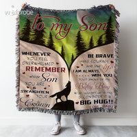 Thumbnail for Custom Blanket To My Son Blanket - Fleece Blanket