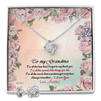 Thumbnail for Custom Grandma Rose Mothers Day Ideas 14k White Gold Pendant Chain Necklace Jewelry Gifts For Mom Wife Grandma Auntie