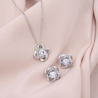 Thumbnail for Custom Name To My Love 14k White Gold Pendant Chain Necklace Jewelry with Message Card Gift Box for Girlfriend Wife Fiancee Woman Girl Mother Day