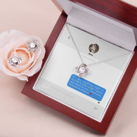 Thumbnail for Custom Name To My Love 14k White Gold Pendant Chain Necklace Jewelry with Message Card Gift Box for Girlfriend Wife Fiancee Woman Girl Mother Day