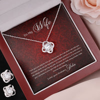 Thumbnail for Custom To My Wife I Love You Not Only For Who You Are 14k White Gold Pendant Necklace Jewelry Gift For Wife Mother day