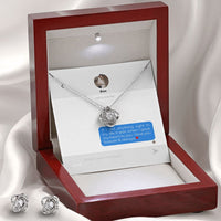 Thumbnail for Custom Name To My Love 14k White Gold Pendant Chain Necklace Jewelry with Message Card Gift Box for Girlfriend Wife Fiancee Woman Girl Mother Day