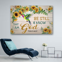 Thumbnail for Be Still And Know That I Am God Canvas Print Wall Art - Matte Canvas 1