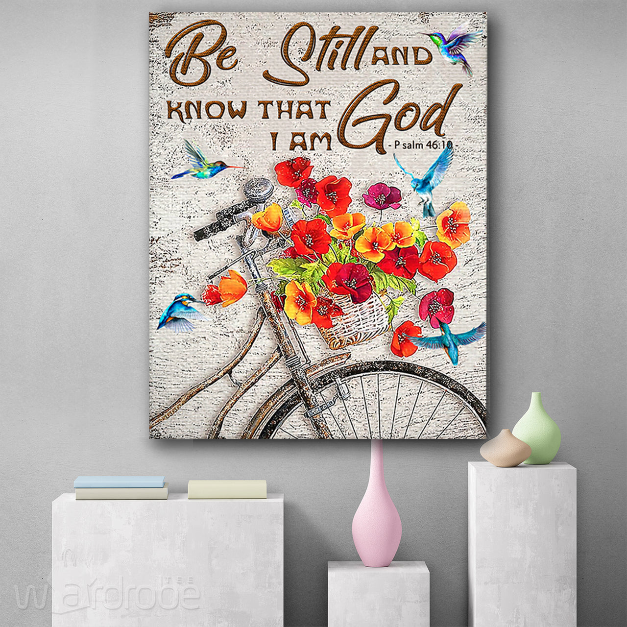 Be Still And Know That I Am God Canvas Print Wall Art - Matte Canvas