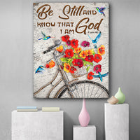 Thumbnail for Be Still And Know That I Am God Canvas Print Wall Art - Matte Canvas