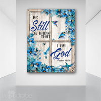 Thumbnail for Be Still And Know That I Am God Canvas Print Wall Art - Matte Canvas 2