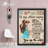 Thumbnail for Personalized Mother's Day Gift Custom Canvas Letter From Daughter To My Mom