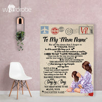 Thumbnail for Personalized Mother's Day Gift Custom Canvas Letter From Daughter To My Mom