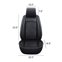 Thumbnail for Custom Text For Seat Covers 5 Seats Full Set, Custom Fit For Your Cars, Leatherette Automotive Seat Cushion Protector Universal Fit, Vehicle Auto Interior Decor MG13988