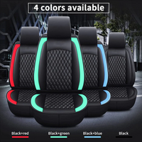 Thumbnail for Custom Text For Seat Covers 5 Seats Full Set, Custom Fit For Your Cars, Leatherette Automotive Seat Cushion Protector Universal Fit, Vehicle Auto Interior Decor CC13988