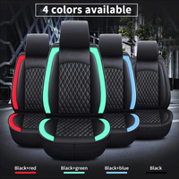 Thumbnail for Custom Text For Seat Covers 5 Seats Full Set, Custom Fit For Your Cars, Leatherette Automotive Seat Cushion Protector Universal Fit, Vehicle Auto Interior Decor JG13988