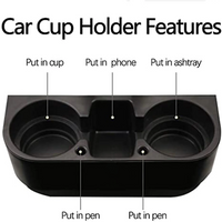 Thumbnail for Custom Text Cup Holder Portable Multifunction, Fit with GMC, Cup Holder Expander for Car, Vehicle Seat Cup Cell Phone Drinks Holder Box Car Interior Organizer