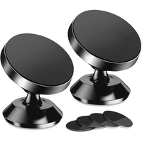 Thumbnail for Custom Logo Magnetic Phone Mount, Super Strong Magnet with 4 Metal Plate, 360° Rotation, Set of 2