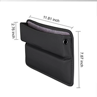 Thumbnail for Car Seat Gap Filler Organizer, Multifunctional Pu Leather Console Side Pocket Organizer For Cellphones, Cards, Wallets, Keys