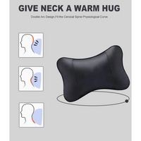 Thumbnail for Custom Text For For Thickened Foam Car Neck Pillow, Compatible with All Cars, Soft Leather Headrest (2 Pieces) for Driving Home Office JE13990