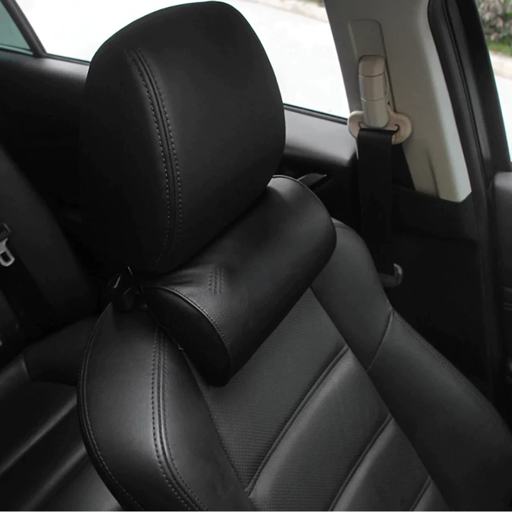 Custom Text For Neck Pillow, Compatible with All Cars, Car Seat Headrest Neck Rest Cushion for Driving Seat Auto Head Rest Neck Support PU13986