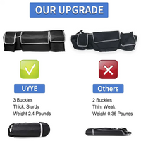 Thumbnail for Custom Logo Car Trunk Hanging Organizer Fit Your Car, Thick Backseat Trunk Storage Bag with 4 Pockets and 3 Adjustable Shoulder Straps, Foldable Car Trunk Interior Accessories Releases Your Trunk Space