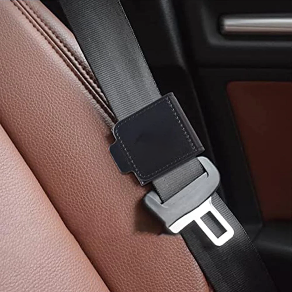 Custom Logo Seatbelt Adjuster, Seat Belt Clip For Adults, Universal Comfort Shoulder Neck Strap Positioner Locking Clip Protector, Set of 2