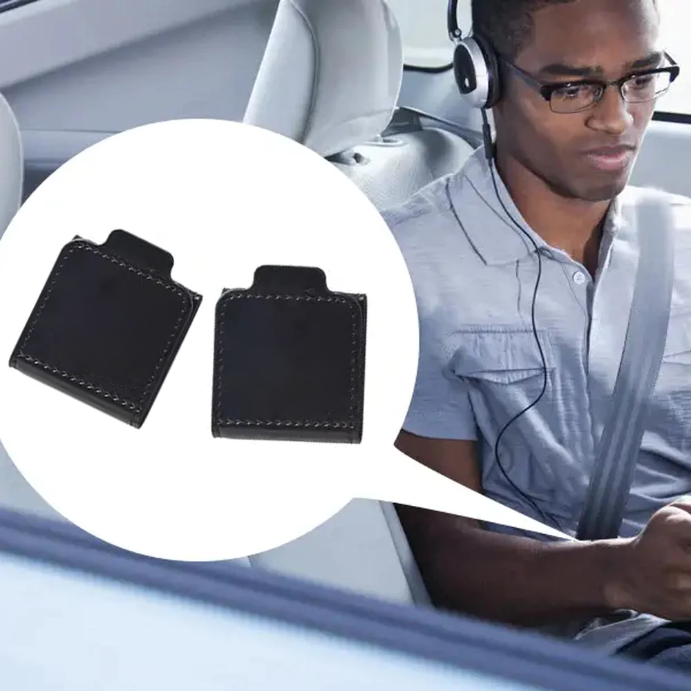 Custom Logo Seatbelt Adjuster, Seat Belt Clip For Adults, Universal Comfort Shoulder Neck Strap Positioner Locking Clip Protector, Set of 2