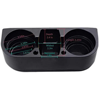 Thumbnail for Custom Text Cup Holder Portable Multifunction, Fit with Lexus, Cup Holder Expander for Car, Vehicle Seat Cup Cell Phone Drinks Holder Box Car Interior Organizer
