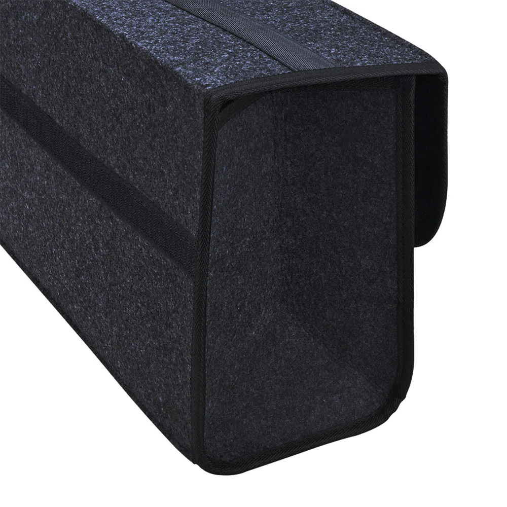 Custom Text For Soft Felt Car Bag Organizer, Compatible with All Cars, Folding Car Storage Box Non Slip Fireproof Car Trunk Organizer AR12990