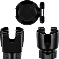 Thumbnail for Car Cup Holder 2-in-1,  Car Cup Holder Expander Adapter with Adjustable Base, Car Cup Holder Expander Organizer with Phone Holder