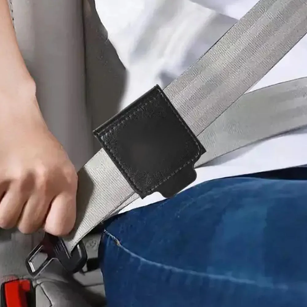 Custom Logo Seatbelt Adjuster, Seat Belt Clip For Adults, Universal Comfort Shoulder Neck Strap Positioner Locking Clip Protector, Set of 2