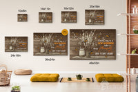 Thumbnail for Jesus - Every Day Is A New Beginning Canvas Print Wall Art - Matte Canvas