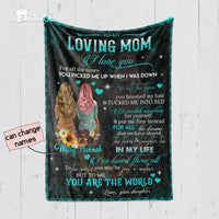 Thumbnail for Personalized Mother's Day Gift Custom Blanket From Daughter To My Loving Mom