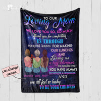 Thumbnail for Personalized Mother's Day Gift Custom Blanket From Daughters To Our Loving Mom