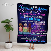 Thumbnail for Personalized Mother's Day Gift Custom Blanket From Daughters To Our Loving Mom