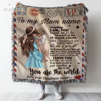 Thumbnail for Personalized Mother's Day Gift Custom Blanket Letter From Daughter To My Mom